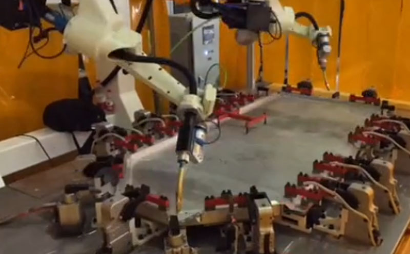 CATL寧德時(shí)代新能源汽車電池托盤焊接