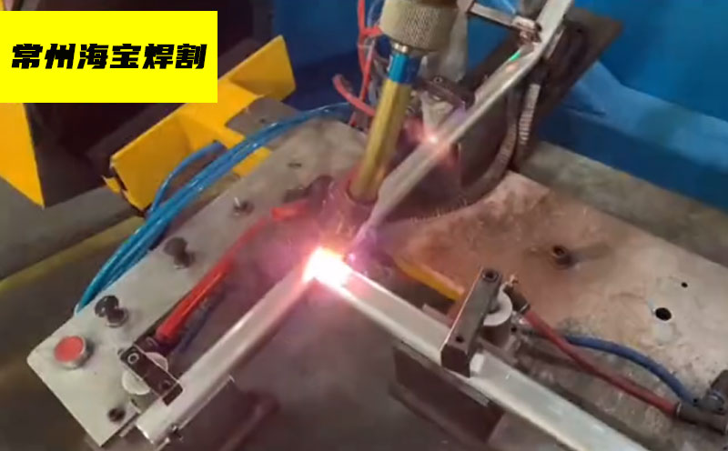 常州海寶機器人超低飛濺鋁焊接