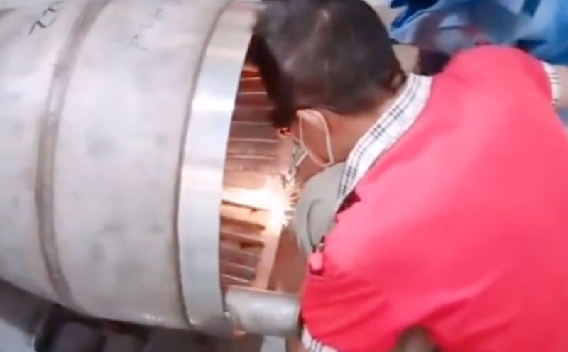 手持激光焊接機客戶交付現場 輕松上手