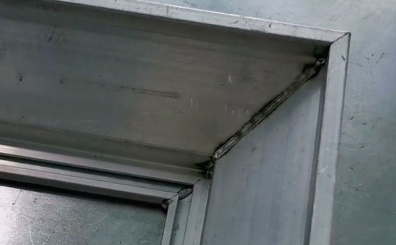 手持焊接機焊鋁合金框架 縫隙牢固美觀，普通工人即可就會