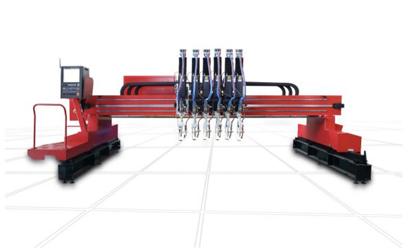 中鐵寶橋合作龍門數控火焰切割機案例