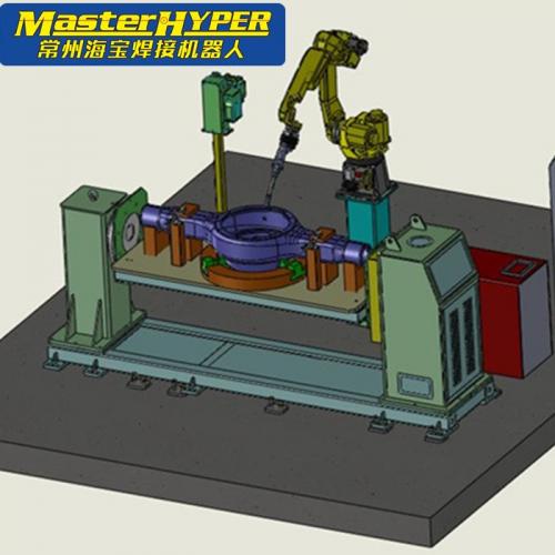焊接機(jī)器人焊接車架