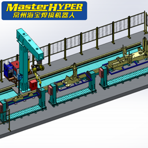 拖拉機(jī)架焊接機(jī)器人