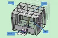 旋轉平臺雙工位三維激光切割方案