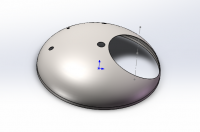 封頭上切割開孔的高效的畫法--基于solidworks