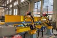 重型貨架橫梁焊接機(jī)器人