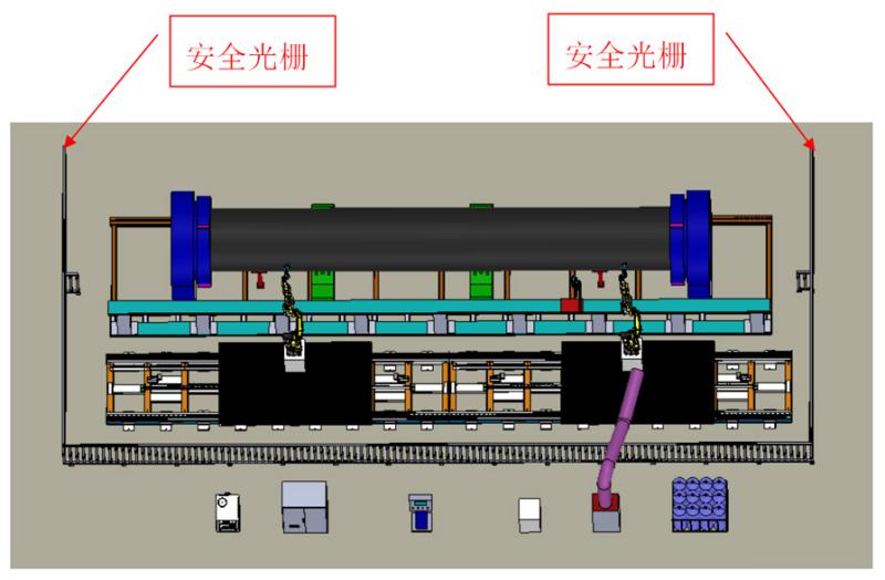 超長超粗管件坡口激光切割生產線8