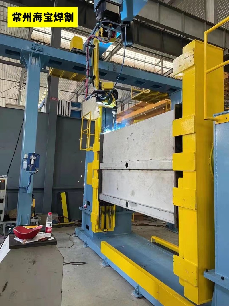 水汽包蒸汽鍋爐熱水機組機器人機械手焊接2