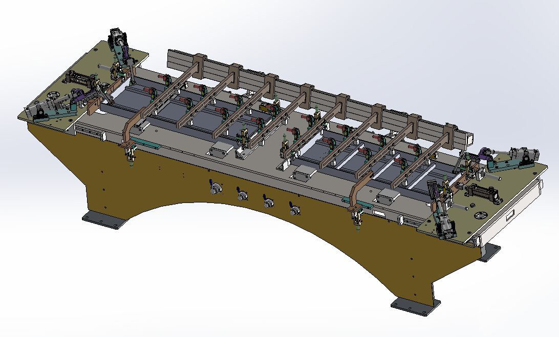 雙工位半自動(dòng)化鋁模板焊接工作站2