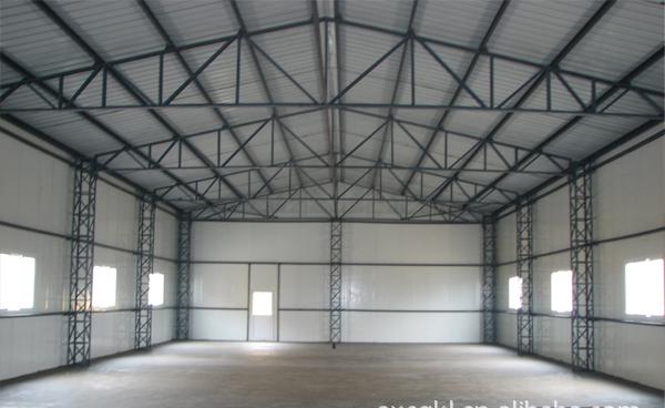 與浙江金拓合作鋼構架車間焊接